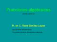 Fracciones algebraicas
