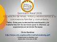 Seminario Relaf 2009 El Derecho de nias, nios y adolescentes a la convivencia familiar y comunitaria