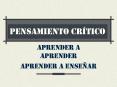Pensamiento crtico