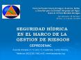 SEGURIDAD HDRICA EN EL MARCO DE LA GESTION DE RIESGOS