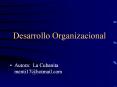 Desarrollo Organizacional