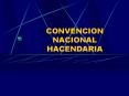 CONVENCION NACIONAL HACENDARIA