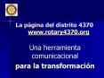 La pgina del distrito 4370 www'rotary4370'org