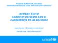 Programa EUROsociAL Fiscalidad Seminario Internacional sobre educacin cvico tributaria Inversin Soci