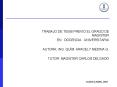 TRABAJO DE TESIS PREVIO EL GRADO DE MAGISTER
