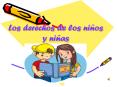 Los derechos de los nios y nias