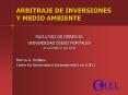 ARBITRAJE DE INVERSIONES Y MEDIO AMBIENTE