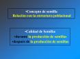 Concepto de semilla Relacin con la estructura poblacional