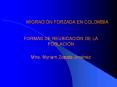 MIGRACIN FORZADA EN COLOMBIA