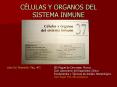 CLULAS Y ORGANOS DEL SISTEMA INMUNE