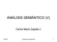 ANLISIS SEMNTICO V