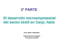 3 PARTE El desarrollo microempresarial del sector txtil en Carpi, Italia