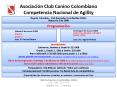 Asociacin Club Canino Colombiano Competencia Nacional de Agility