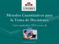 Mtodos Cuantitativos para la Toma de Decisiones