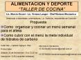 ALIMENTACION Y DEPORTE TALLER DE COCINA