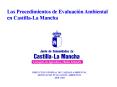 DIRECCIN GENERAL DE CALIDAD AMBIENTAL SERVICIO DE EVALUACIN AMBIENTAL Abril 2003