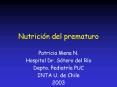 Nutricin del prematuro