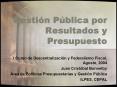 Gestin Pblica por Resultados y Presupuesto
