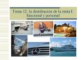 Tema 12: la distribucin de la renta I: funcional y personal