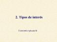 2' Tipos de inters
