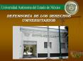 DEFENSORA DE LOS DERECHOS UNIVERSITARIOS