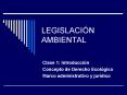LEGISLACIN AMBIENTAL