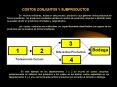 En este ejemplo en los departamentos 1 y 2 se incurre en costos conjuntos, posteriormente se obtiene