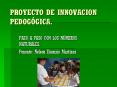 PROYECTO DE INNOVACION PEDOGGICA'