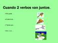 Cuando 2 verbos van juntos