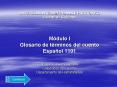 UNIVERSIDAD INTERAMERICANADE PUERTO RICO Recinto de Guayama Mdulo I Glosario de trminos del cuento E