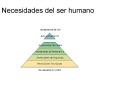 Necesidades del ser humano