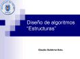 Diseo de algoritmos Estructuras