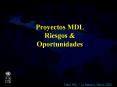 Proyectos MDL Riesgos