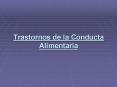 Trastornos de la Conducta Alimentaria