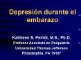 Depresin durante el embarazo