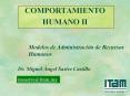 COMPORTAMIENTO HUMANO II
