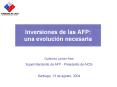Inversiones de las AFP: una evolucin necesaria