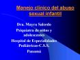 Manejo clnico del abuso sexual infantil