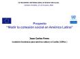 La CEPAL y los Objetivos de Desarrollo del Milenio