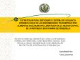 ESTRATEGIAS PARA GESTIONAR EL SISTEMA DE VIGILANCIA EPIDEMIOLOGICA DE LAS ENFERMEDADES TRANSMITIDAS POR ALIMENTOS EN EL MUNICIPIO LIBERTADOR DE LA REGION CAPITAL DE LA REPUBLICA BOLIVARIANA DE VENEZUELA