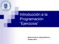 Introduccin a la Programacin Ejercicios