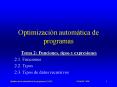 Optimizacin automtica de programas