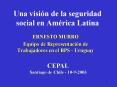 Una visin de la seguridad social en Amrica Latina