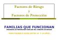 Factores de Riesgo y Factores de Proteccin