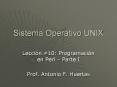 Sistema Operativo UNIX