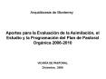 Aportes para la Evaluaci