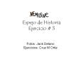 Espejo de Historia Ejercicio
