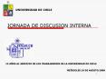 JORNADA DE DISCUSION INTERNA