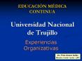 EDUCACIN MDICA CONTINUA Universidad Nacional de Trujillo