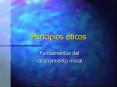 Principios ticos